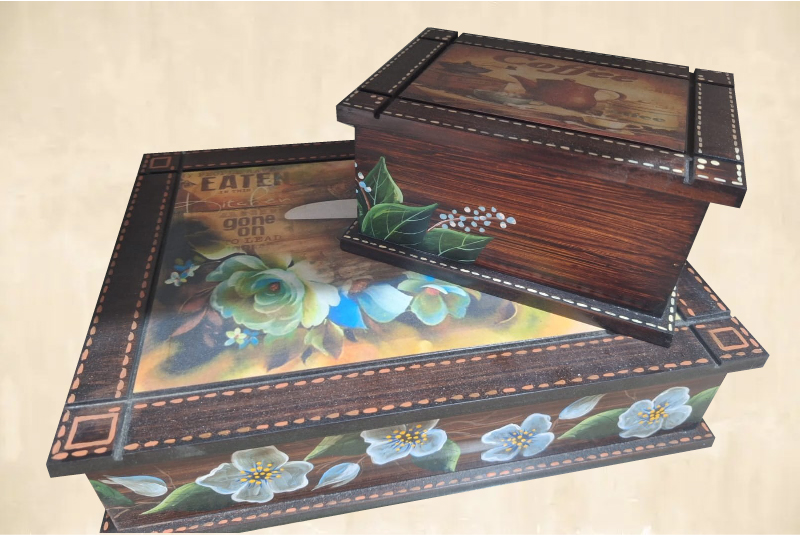 Cofres de Madera Pintados