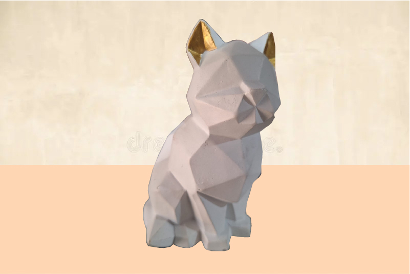 Figura Geométrica de Gato
