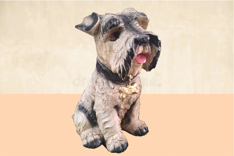 Alcancía de Perro Schnauzer
