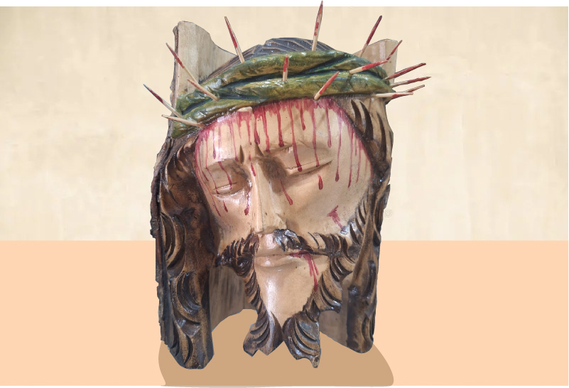 Rostro de Cristo con Corona de Espinas